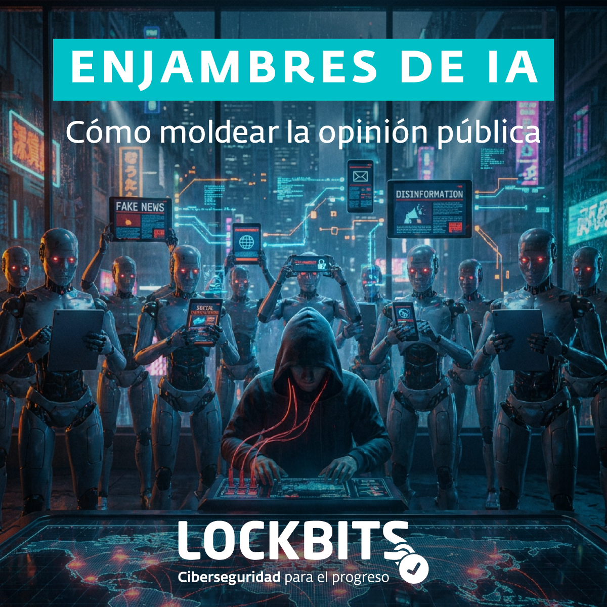 Enjambres de IA: Cómo moldear la opinión pública